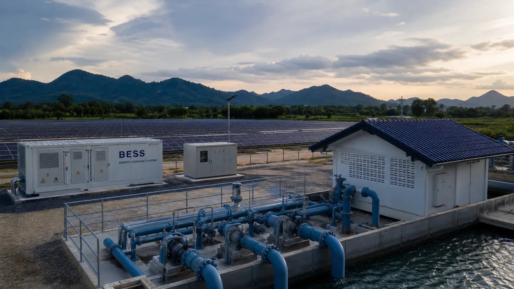 Water Utilities & Pumping Infrastructure energy solutions by Microgrid Momentum